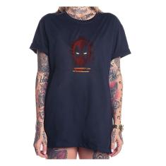 Imagem de Camiseta blusao feminina Deadpool Distress face