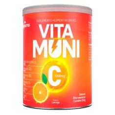 Imagem de VITAMUNI C FERVESCENTE c/vitamina A, B2, D3, selênio e zinco sabor laranja 150g Supra Ervas  - laranja 