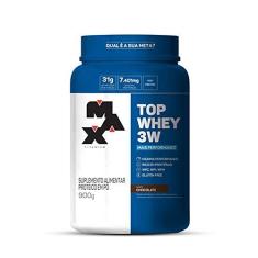 Imagem de Top Whey 3w Max Titanium 900g(Pote) Baunilha