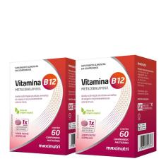Imagem de Kit 2 Und - Vitamina B12 Mastigaveis - 120 Gomas - Maxinutri