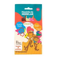 Imagem de Massinha De Modelar Leo&Leo Com 4 Un. Com Pecinhas Extra!!