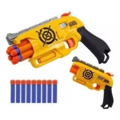 Imagem de Brinquedo Nerf  Infantil Lança Dardos Elite Blaster Gatilho Rápido Est