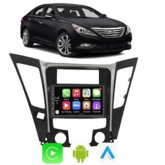 Imagem de Kit Multimidia Android Sonata 2011-2014 7 Pol Carplay + Câmera e Moldu