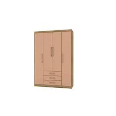 Imagem de Guarda Roupa Espanha 4 Portas e 3 Gav. Nature/camarim - Vlr