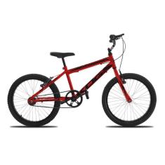 Imagem de Bicicleta Infantil Passeio Aro 20 KOG Freio V-Brake Cor:Vermelho+Preto