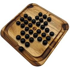 Imagem de Jogo De Tabuleiro Educativo Resta Um De Madeira Le Requena