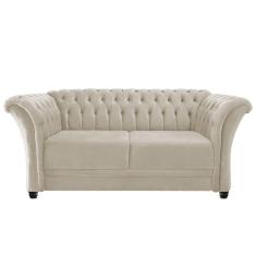 Imagem de Namoradeira Chesterfield Sofia Suede Bege