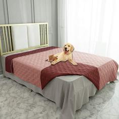 Imagem de Capa para cama de cachorro à prova d'água Ameritex cobertor de animal de estimação para sofá de cama de móveis, reversívelAmeritex 82x82 Inches
