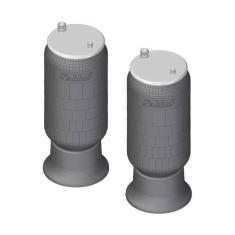 Imagem de Bolsa Pneumática Susp Eixo Carreta Implement HBZ c Base 2 Un - Fabbof 