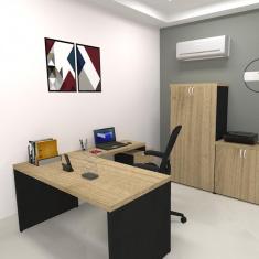 Imagem de Mesa Reta Natus 40Mm 140 Bramov Móveis /Carvalho Mel