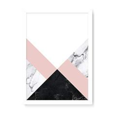 Imagem de Arte Maníacos Quadro Decorativo Escandinava Faixa Dupla  - 23x16,25cm (Moldura em laca )