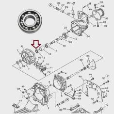 Imagem de Rolamento Turbina Jet Ski Yamaha 4-TEC