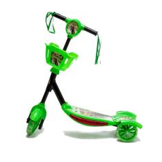 Imagem de Patinete dm Toys com Cesta Dinossauro com Luz e Som.