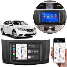 Imagem de Kit Multimídia Carplay Sentra 2014 A 2020 7 Pol MP5 Touch-screen + Câm