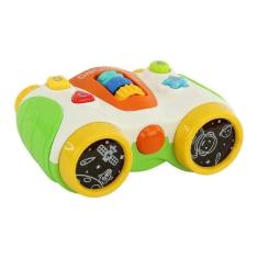 Imagem de Binóculo Musical com Luzes Amarelo - BBR Toys