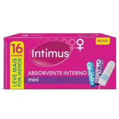 Imagem de Absorvente Interno Intimus Mini com 16 unidades 16 Unidades