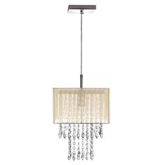 Imagem de Lustre Para Sala De Cupula Cristal Acrílic Marrycrilic Bege