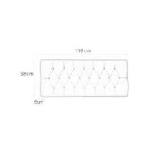 Imagem de Cabeceira Casal 138  - Bello Box - Capitonê Sintético  Pink Sem Strass