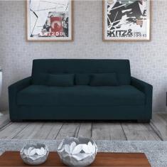 Imagem de Sofá Cama 3 Lugares Lavínia Light Petróleo