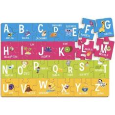 Imagem de Quebra Cabeça Alfabeto Pop Brincadeira De Criança - Brincadeira De Cri