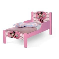 Imagem de Mini Cama Infantil Adesivada da Minie Rosa com Colchão