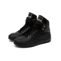 Imagem de Tênis Sneaker Feminino Cano Alto Academia Couro Legítimo 50130 - BM, P