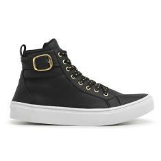 Imagem de Botinha Sneaker Fivela Feminina Cano Baixo Preto - Zafrem, 37, Preto, 