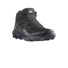 Imagem de Salomon Outpulse Mid Gore-tex Bota masculina de escalada, Preto/ébano/gelo de baunilha, 41
