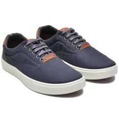 Imagem de Tênis Masculino Ixória Casual Canvas Lona Azul Marinho-Masculino