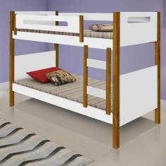 Imagem de Beliche Juvenil Canadá Com Proteção Lateral E Colchões - Mais De Casa