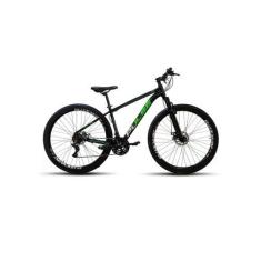 Imagem de Bicicleta Pulse Quick Aro 29 Freio a Disco 21V  Preto Verde e Branco -