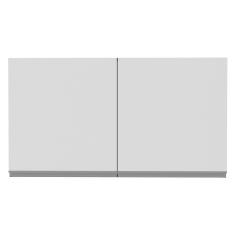 Imagem de Armário Aéreo Glamy 120cm 2 Portas Branco/Rustic Madesa