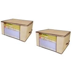 Imagem de Kit 2 Organizador Guarda Roupa Multiuso 60X45X30