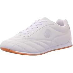 Imagem de Sapatos para artes marciais, sapatos para Tai Chi Kung Fu tênis para artes marciais Taekwondo sapatos de treinamento unissex antiderrapante respirável fitness esportes ao ar livre, branco, 3