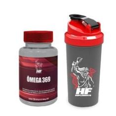 Imagem de Kit-omega 3 6 9 1000mg Hf Suplements 10x120caps+coqueteleira
