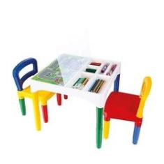 Imagem de Mesinha Didática Infantil Com 2 Cadeiras 5825 - Poliplac