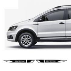 Imagem de Emblema Resinado Aplique Lateral Volkswagen Comfortline Reto Par