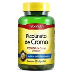 Imagem de Picolinato De Cromo Com 60 Cápsulas - Maxinutri
