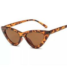 Imagem de Óculos de Sol Cat Eye Leopard Lepardo Onça Gatinho Retro Vintage UV400