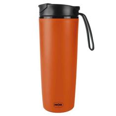 Imagem de Copo Antiqueda 450ml Coffee To Go - Laranja - Mor