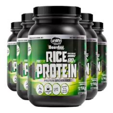 Imagem de Rice Protein Proteína de Arroz Unilife 1kg Sabor Natural 5un