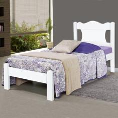 Imagem de Cama Solteiro Munique Branco - Gabrielli
