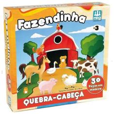 Imagem de Quebra Cabeça Infantil Fazendinha - nig Brinquedos