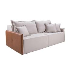 Imagem de Sofá 3 Lugares Retrátil Bali Linho Gelo 200 cm