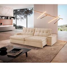 Imagem de Sofá Lua Linho 02 Módulos 120 Cm B25cm Meu Sofá Online A294 Linho Creme