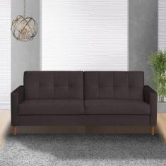 Imagem de Sofá 3 Lugares 200cm Dyor Kazza Marrom