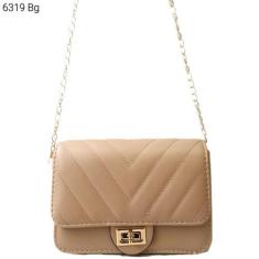 Imagem de Bolsa Feminina Transversal Porta Celular Matelassê Alça de Corrente 63