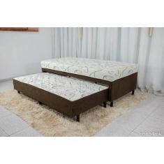 Imagem de Cama Unibox Solteiro C/ Auxiliar D-28  - Nosso Sonho