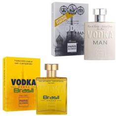 Imagem de Kit 2 Perfumes Paris Elysees Vodka Amarelo+Vodka Man 100ml