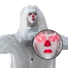 Imagem de Boneco Noiva Fantasma Decoração Halloween Com Som E Luz - Extra Festas
